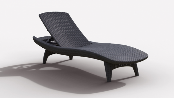 Шезлонг Keter Sun Lounger Pacific, коричневый - фото 2 - id-p98433474