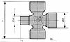 Крестовина карданного вала 53205-2205025-01 Маз, Камаз, 50*155, фото 4