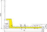Рохля BKS Xilin WB г/п 5 тонн для тяжелых условий работы (высота вил в нижнем положении 78 мм), фото 2