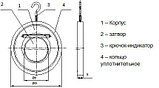 Клапан обратный Ду 100 межфланцевый стальной Ру16, фото 2