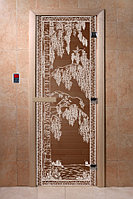 Двери DoorWood с рис «Березка» (бронза)