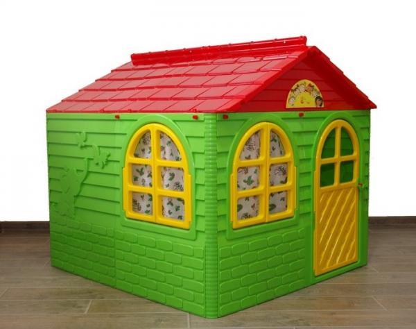 Детский игровой пластиковый домик Долони Doloni, цвет зеленый, 129 х 129 х 120 см 025500/3 - фото 1 - id-p98464999