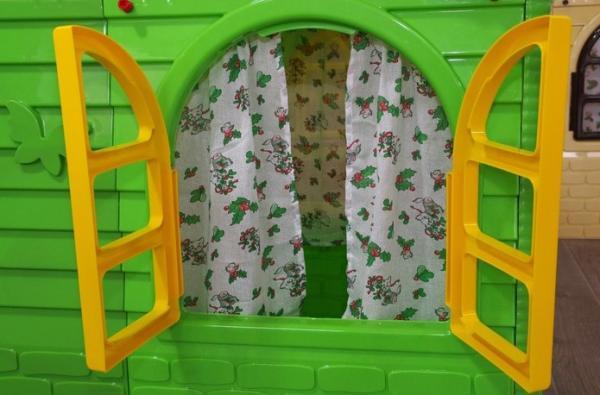 Детский игровой пластиковый домик Долони Doloni, цвет зеленый, 129 х 129 х 120 см 025500/3 - фото 3 - id-p98464999