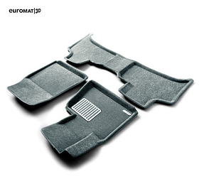 Коврики салона 3D Lux текстильные (Euro-standart) серые для BMW X5 (E53) (2000-2006) № EM3D-001211G