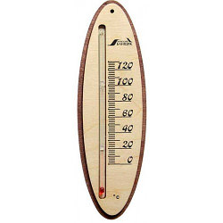 Термометр для бани жидкостный (овал)