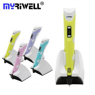 3D ручка MyRiwell RP200B (беспроводная) Желтый, фото 2