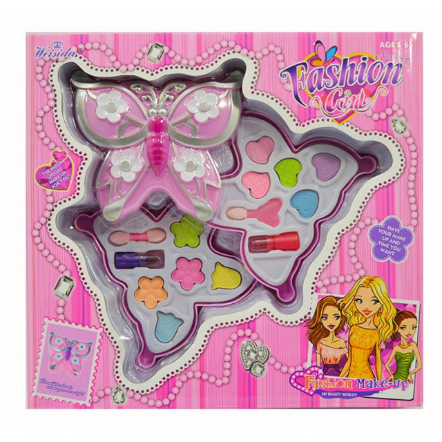 Детский набор для макияжа Fashion Girl шкатулка-бабочка V10678Е