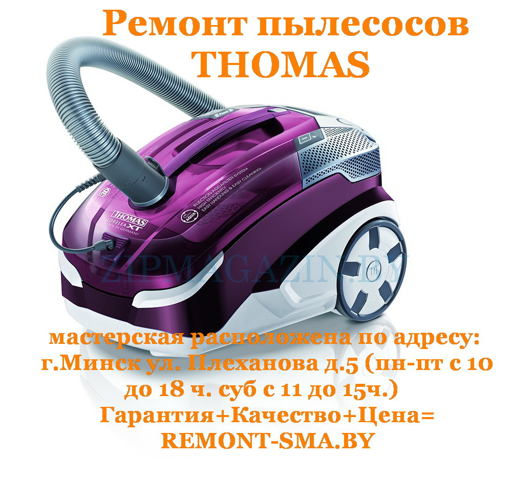 Ремонт и сервисное обслуживание моющих пылесосов Thomas