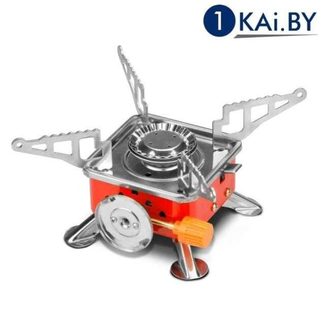 Газовая горелка (плита) Windproof Camping Stove к-202 с чехлом