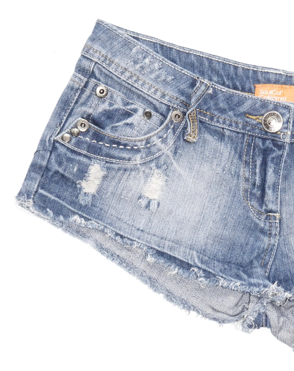 Шорты джинсовые модные на размер 8 - фото 3 - id-p98581219