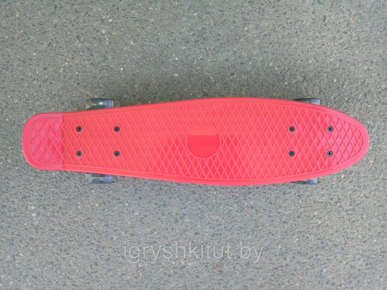 Пенни борд скейтборд Delanit со светящимися колесами арт.8302 - фото 10 - id-p98377093