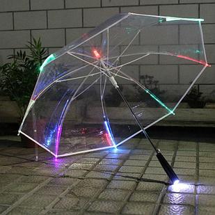 Прозрачный зонтик с подсветкой