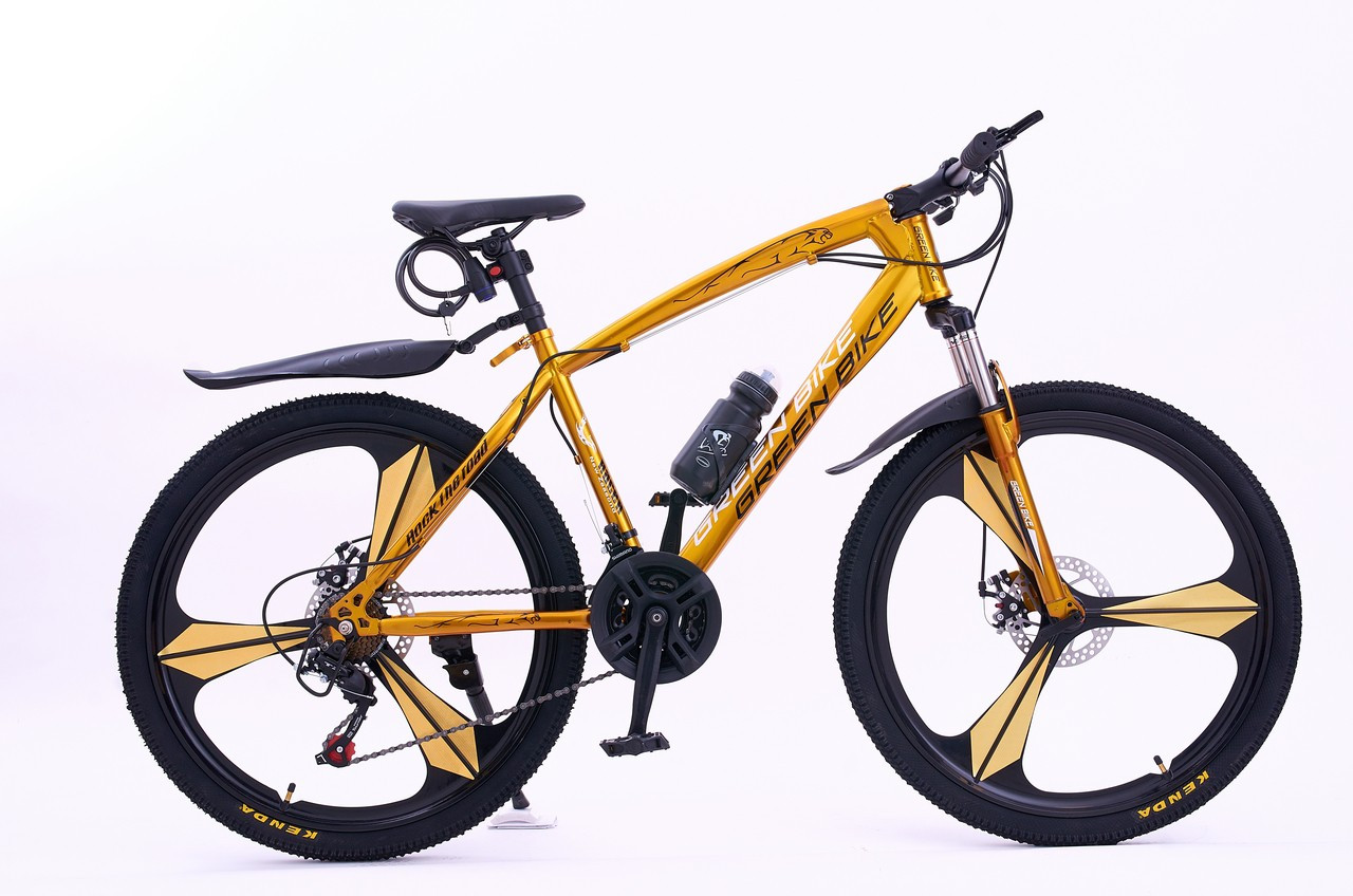 Велосипед на литых дисках Jaguar жёлтый - фото 2 - id-p98270719