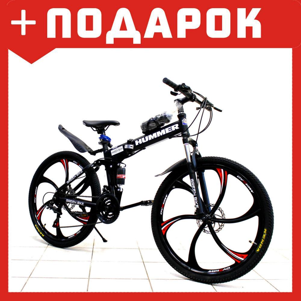 Велосипед на литых дисках Hummer чёрный