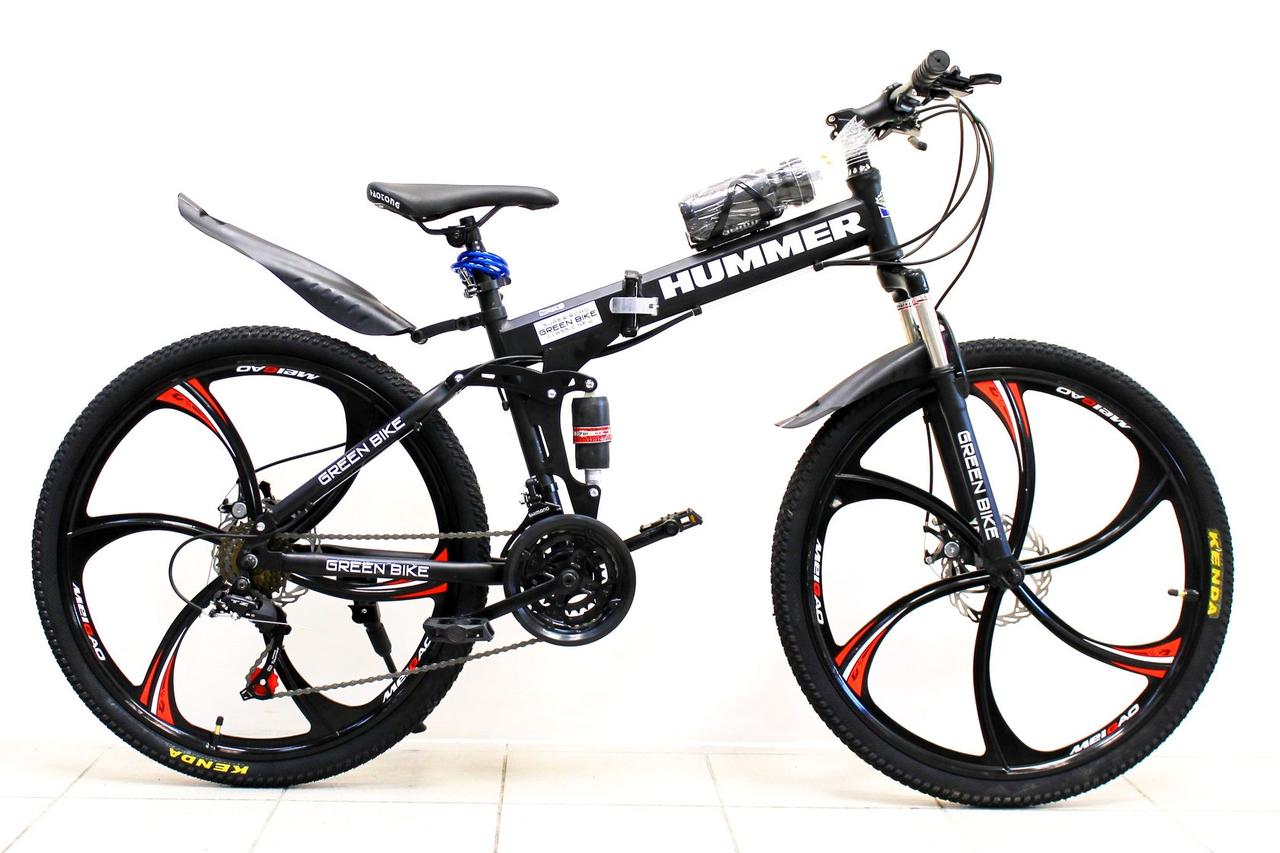 Велосипед на литых дисках Hummer чёрный - фото 2 - id-p98268875