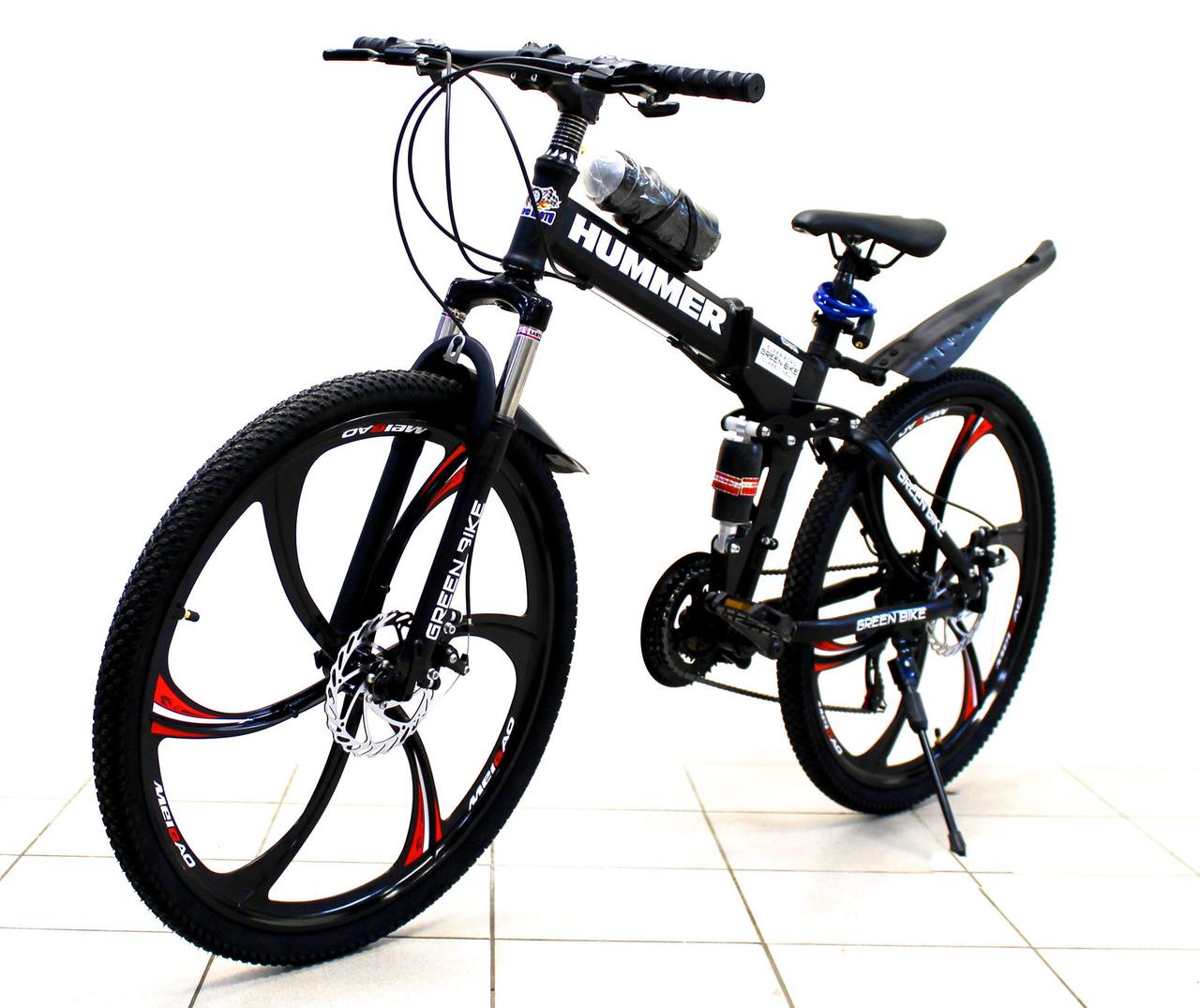 Велосипед на литых дисках Hummer чёрный - фото 4 - id-p98268875