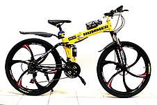 Велосипед на литых дисках Hummer жёлтый, фото 2