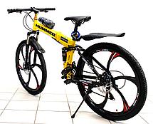 Велосипед на литых дисках Hummer жёлтый, фото 3