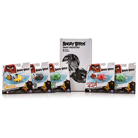 Angry Birds 90508 Энгри Бердс Набор из 5 птичек на колесах в ассортименте, фото 2