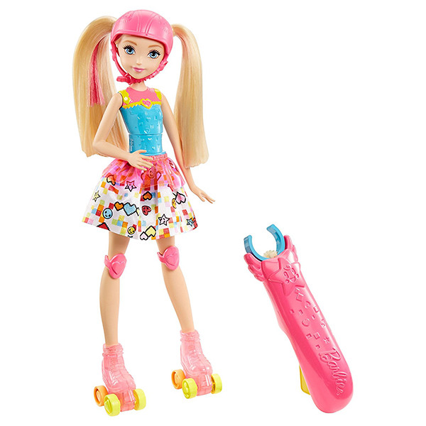 Barbie DTW17 Барби Кукла на роликах из серии Barbie и виртуальный мир
