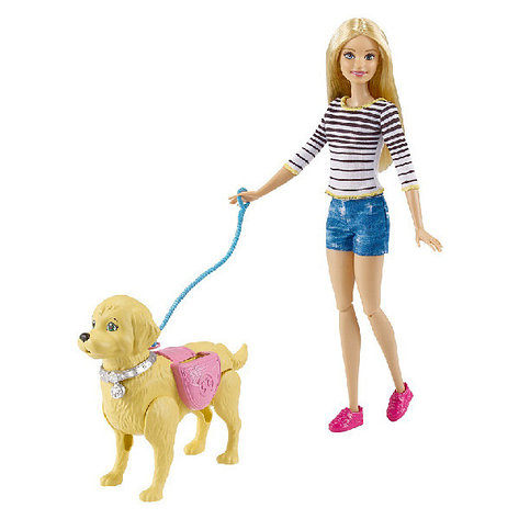 Barbie DWJ68 Барби Игровой набор "Прогулка с питомцем", фото 2