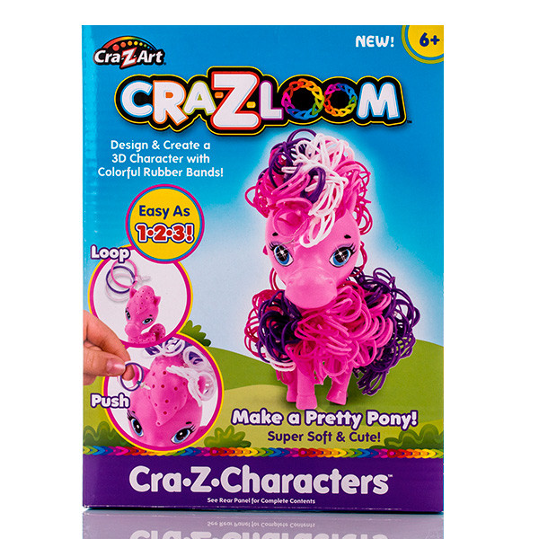 Crazy Loom 19163 Крейзи Лум Набор для творчества - фигурка Пони + цветные резиночки - фото 1 - id-p98603088