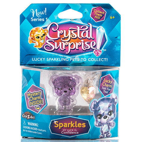 Crystal Surprise 45704 Кристал Сюрприз Фигурка Медвежонок + подвески, фото 2