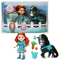 Кукла Disney Princess 755060 Принцессы Дисней Малышка с конем 15 см