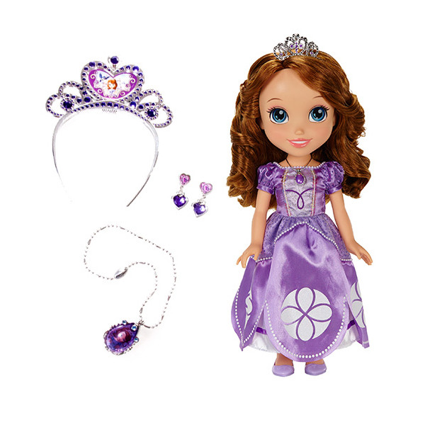 Игрушка Принцессы Дисней Кукла София 35 см с украшениями для девочек - фото 1 - id-p98603178