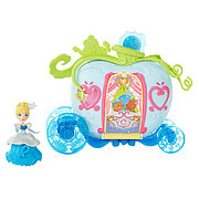 Hasbro Disney Princess B5345 Маленькая кукла и модные аксессуары Золушка с каретой