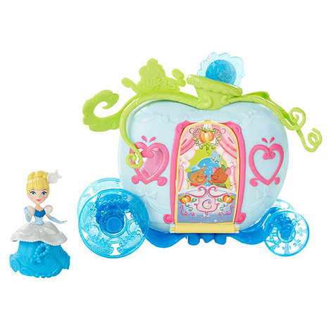 Hasbro Disney Princess B5345 Маленькая кукла и модные аксессуары Золушка с каретой, фото 2