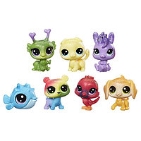 Hasbro Littlest Pet Shop Литлс Пет Шоп: Радужная коллекция - 7 радужных петов