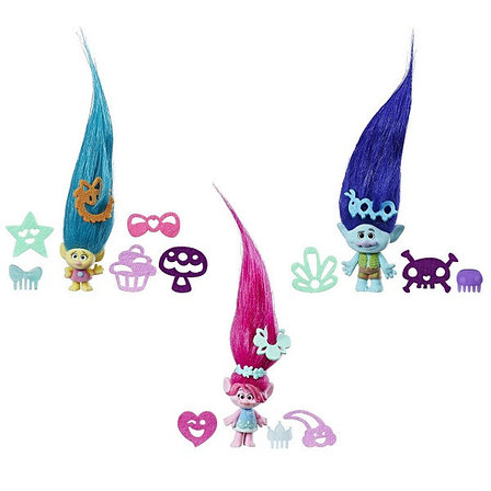 Hasbro Hasbro Trolls C1300 Тролли с супер длинными поднимающимися волосами (в ассортименте), фото 2