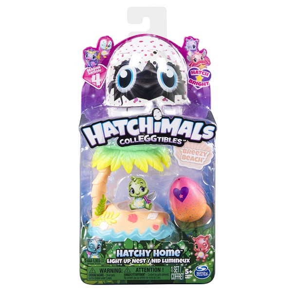 Хетчималс Игровой набор домик-гнездо со светом Побережье Hatchimals 19131-B