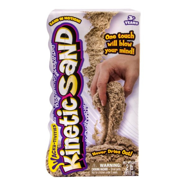 Игровой набор для творчества Kinetic sand 71400 Кинетик сэнд Кинетический песок для лепки 910 грамм,