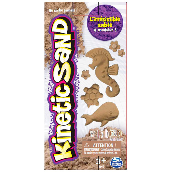 Kinetic sand 71409-2-6026697 Кинетик сэнд Кинетический песок для лепки, коричневый - фото 1 - id-p98603635