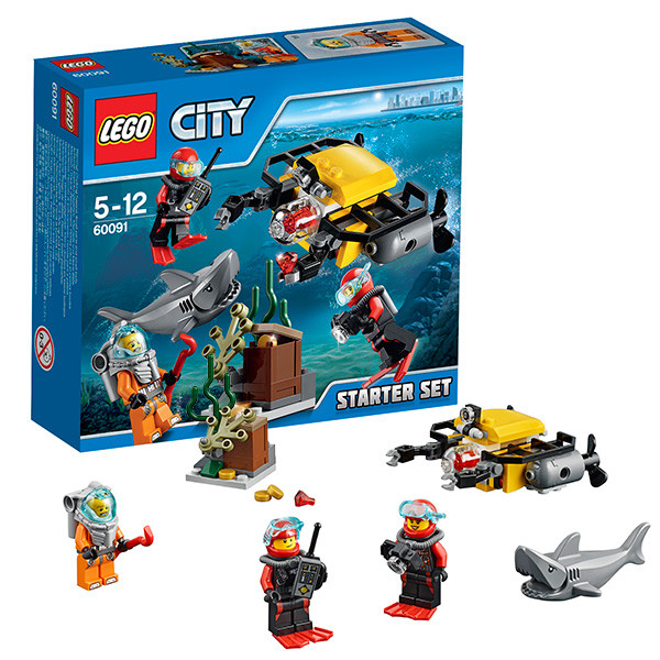 Lego City Морская исследовательская лаборатория для начинающих 60091