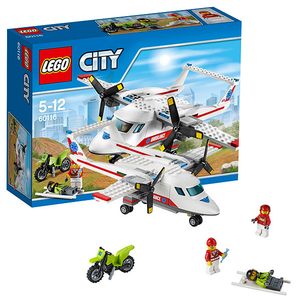 Lego City Самолет скорой помощи 60116