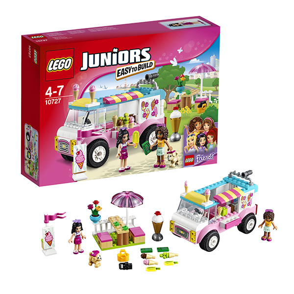 Lego Juniors Грузовик с мороженым Эммы 10727