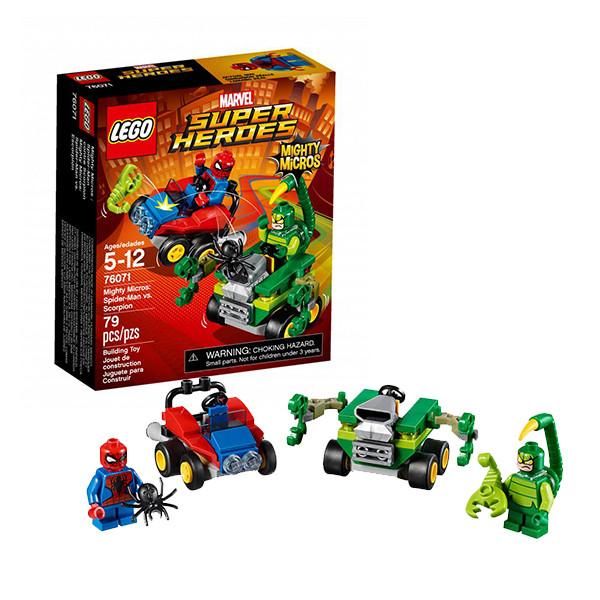 Lego Super Heroes Mighty Micros Человек-паук против Скорпиона 76071