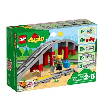 LEGO 10872 Мост и железнодорожные пути, фото 2