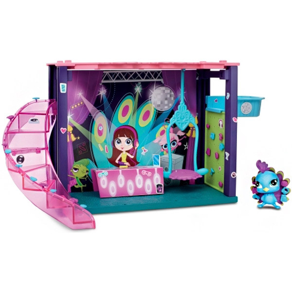 Littlest Pet Shop B0118 Литлс Пет Шоп Мини-игровой набор DJ Блайс