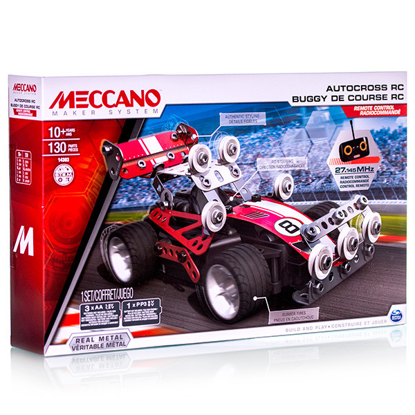 Конструктор Meccano 91780 Меккано Набор Гоночная машина на радиоуправлении (2 модели)