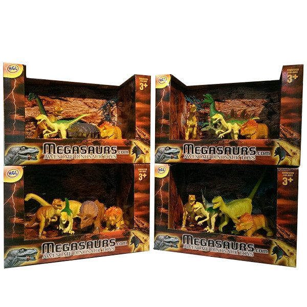 Megasaurs SV12926 Мегазавры Игровой набор динозавров (5 дино+дерево) в ассортименте