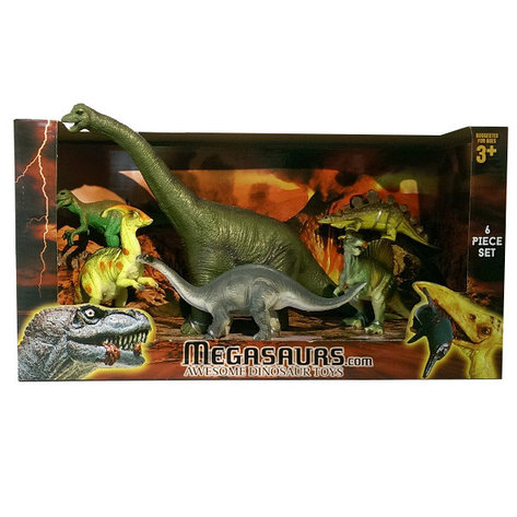 Megasaurs SV12927 Мегазавры Игровой набор динозавров 6 штук в ассортименте, фото 2
