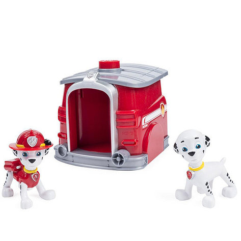 Paw Patrol 16660-Mar Щенячий патруль Игровой набор два щенка в домике, фото 2