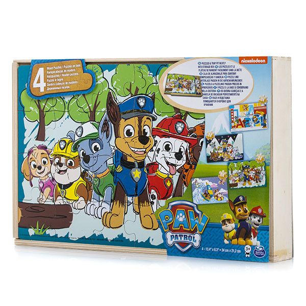 Spin Master 6032978 Набор деревянных пазлов Щенячий патруль