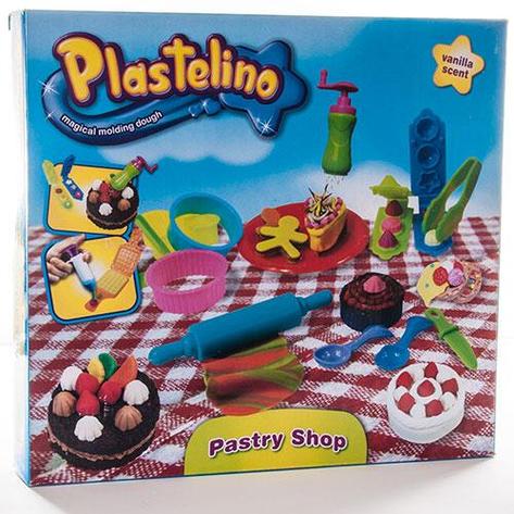 Набор для творчества Plastelino NOR3288 Пластелино "Пекарня" - масса для лепки + аксессуары, фото 2