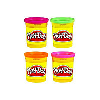 Play-Doh 22114 Набор пластилина из 4х банок (неон. цв.)