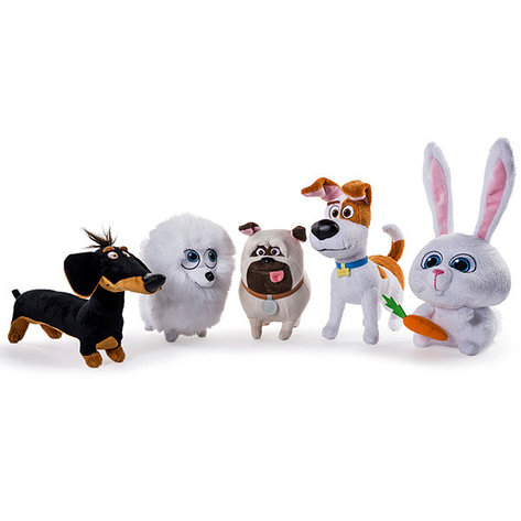 Secret Life of Pets 72804 Тайная жизнь домашних животных Плюшевый герой 15 см, в ассортименте, фото 2